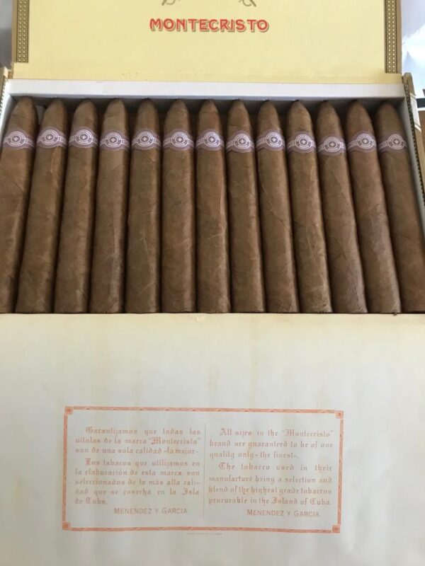 Montecristo No.2 Cigar 2000 Old Label Vintage EMS– Box of 25