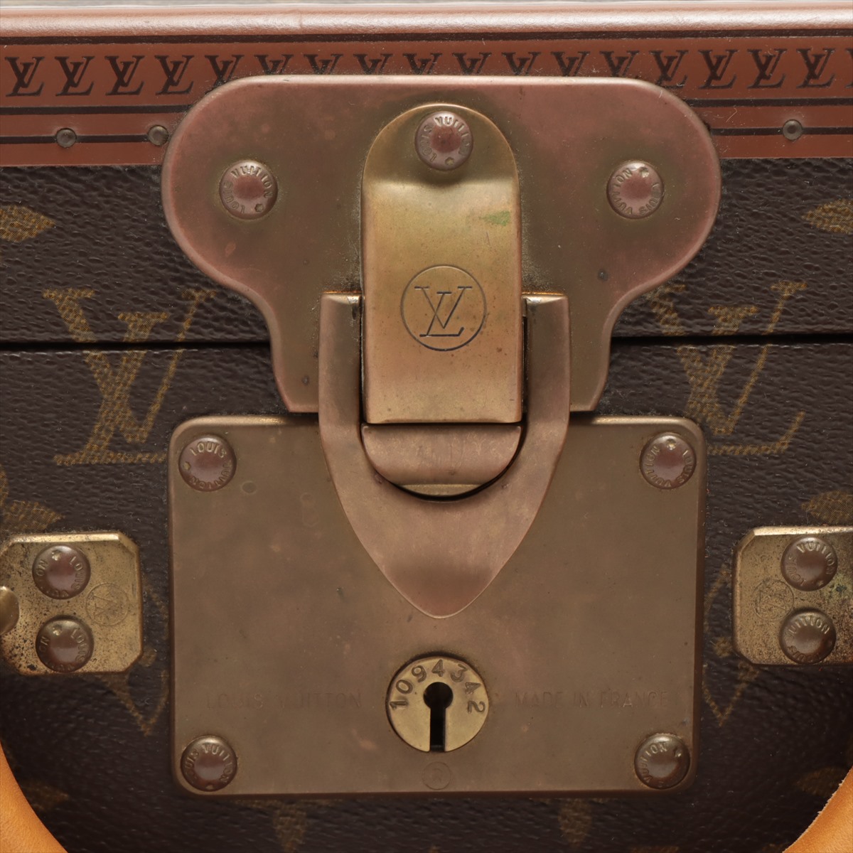 Louis Vuitton Bisten 55 - Original Vintage Hard Leather Monogram