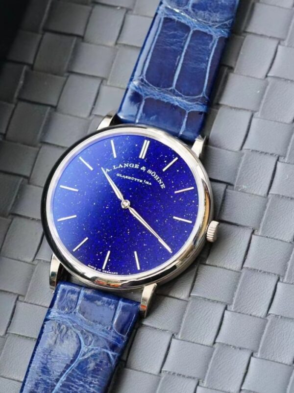 A. Lange & Söhne Saxonia Thin Copper Blue Dial 205.086